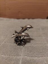 Miniature Pewter Dolphins picture