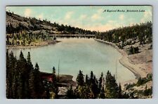 A Typical Rocky Mountain Lake, c1912 Vintage Postcard picture