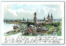 1901 View of Andernach Rhineland-Palatinate Germany Antique Posted Postcard picture
