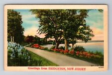 Bridgeton NJ-New Jersey, General Road Greetings, Antique, Vintage Postcard picture