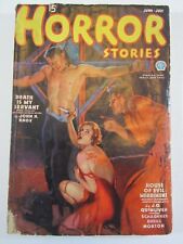 Horror Stories - June/July 1936 (Popular) GD  Howitt Crucifixion Branding Cover picture