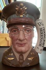 RARE Large Glenn Miller Character Jug Royal Doulton WWII Plane Crash Entertained picture