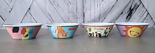 KELLOGGS MELAMINE CEREAL BOWLS - SET OF 4 Different Bowls picture