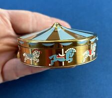 Ladies Vintage 1930's Carousel Compact with Beautiful Painted Ponies **RARE** picture