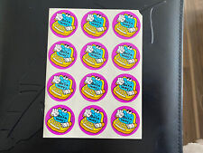 Vintage 80s TREND Scratch & Sniff Stinky Stickers DATA WAY Fresh Air 1 sheet NEW picture