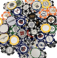 200 Misprinted and/or Over Run 11.5 gram Poker Chips, Foil Stamped Chips picture