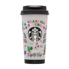 Starbucks Japan HAVE A BRIGHT FUTURE by SHOGO SEKINE Stainless Tumbler Gray 473m picture