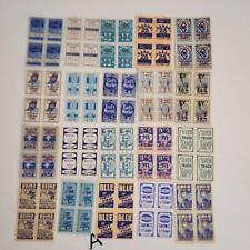 80 Blue savings trading stamps sample pack 20 different blocks cinderella stamps picture