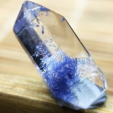 4.3Ct Very Rare NATURAL Beautiful Blue Dumortierite Quartz Crystal Specimen picture