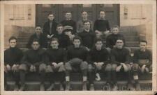 RPPC Football Team Real Photo Post Card Vintage picture