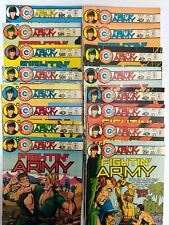 Individual Issues of Vintage War Charlton FIGHTIN' ARMY Comic Books. You Pick picture