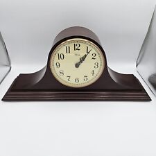 Vintage Ridgeway Bim Bam Mantle Clock Working Chimes Wood Finish Mantle Clock picture