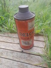 VINTAGE DELCO  & VAUXHALL SHOCK ABSORBER ONE QUART   OIL picture