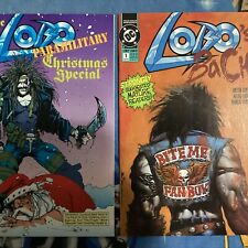 LOBO PARAMILITARY CHRISTMAS SPECIAL #1 + LOBOS BACK #1  KEITH GIFFEN DC picture