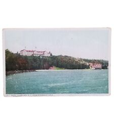 1911 Hotel Champlain Steamboat Dock Plattsburgh NY Summer White House Postcard picture