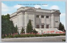 Postcard Phipps Auditorium, City Park, Denver, Colorado Vintage picture