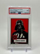 Darth Vader 2023 Topps Star Wars #2 Throwback Thursday TBT Exclusive SP PSA 9 picture