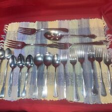 Oneida Vintage To Now Flatware Lot -Forks - Spoons - Serving 18 PCs picture