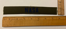 Original NASA Green and  Dark Blue Jacket Patch - Extremely Rare Item picture