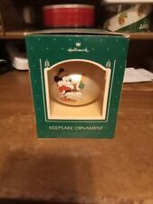 HALLMARK VINTAGE GLASS 1985 WALT DISNEY PRODUCTION  MICKEY AND THE BOYS ORNAMENT picture