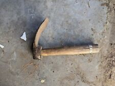Antique curved carving Adze collectible dug out canoe building tool early A2 picture