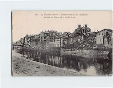 Postcard Au loin les Tours de la Cathédrale, Bombardement de Verdun, France picture