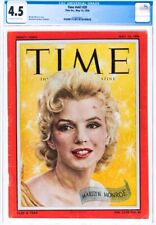 CGC 4.5 NEWSSTAND MARILYN MONROE 1ST TIME MAGAZINE (v67 #20/MAY 14, 1956) picture