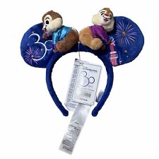 Disney Disneyland Paris 30th Anniversary Chip & Dale Headband Head Ears 2022 New picture
