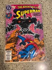THE ADVENTURES OF SUPERMAN #491 [TRIANGLE # 1992 23] (DC 1992) Metallo VF picture