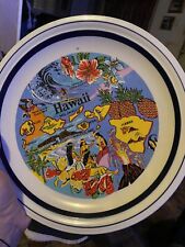 vintage hawaii decor plates picture
