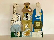 Noah’s Ark Wood Carved Painted Screen  picture