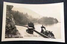 Rppc Seawood Cliff Chuckanut Drive Clyde Banks Old Car WA Vintage Postcard A2 picture