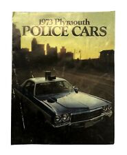 1973 Plymouth Police Car Sales Brochure  picture