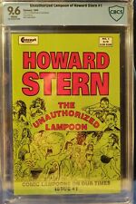 Howard stern The Unauthorized Lampoon comic #1 CBCS 9.6 wp low pop not cgc picture