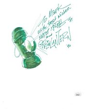 Martin Mart Nodell JSA Autographed 8X10 Green Lantern Sketch JSA LOA not PSA picture