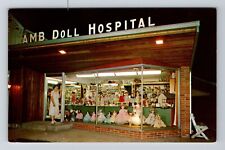 North Ridgeville OH-Ohio, A.M. B. Doll Hospital, Advertising, Vintage Postcard picture