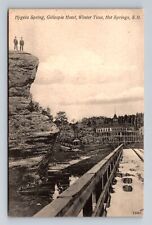 Hot Springs SD-South Dakota, Hygeia Spring, Gillespie Hotel Vintage Postcard picture