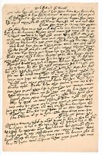Judaica Antique Manuscript Rabbi Baruch Asher Perles Student of Chasam Sofer. picture
