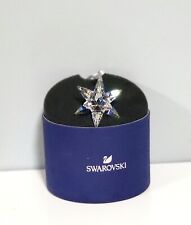 New 100% Auth SWAROVSKI Crystal Aurora Borealis Shimmer S Star Ornament 5551837 picture