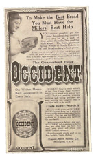 1912 Occident Flour vintage print ad - Russell-Miller Milling Co. picture