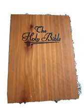 Holy Bible 1961 New Catholic Version United Steel Workers Union W/ Wooden Case picture