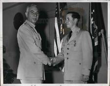 1955 Press Photo Lt Gen Joseph Smith & 1st Lt Walter E. Smith picture