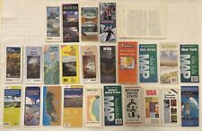 25 1950'S-2010'S MIXED LOT U.S. STATE ROAD MAPS ~ AUTO CLUB picture