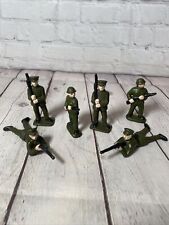 vintage ww2  lead soldier figures vintage cast iron army men ww1 soldiers picture