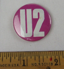 U2 1980s vintage pinback button VINTAGE Bono picture