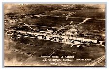 Hines, IL Illinois, Aerial US Veterans' Bureau Edward Jr. Center RPPC Postcard  picture