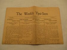 Antique 1918 Ypsilanti Michigan Ypsi-Sem Newspaper WWI Fundraising Bonds WW1 picture