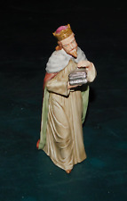 Danbury Mint England Standing Magi Wiseman w Crown Christmas Nativity Figurine picture