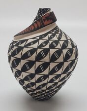 BEAUTIFUL ACOMA POTTERY W/ SPIRAL EXTRUDED STAIRWAY SIGNED BY SANDRA VICTORINO picture