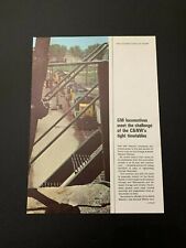 Vintage GM Locomotives At Work C&NW Railroad Brochure picture